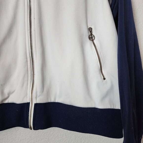 NIKE x VINTAGE Y2K Olympic 2006 USA full zip track jacket white blue L - Picture 7 of 8